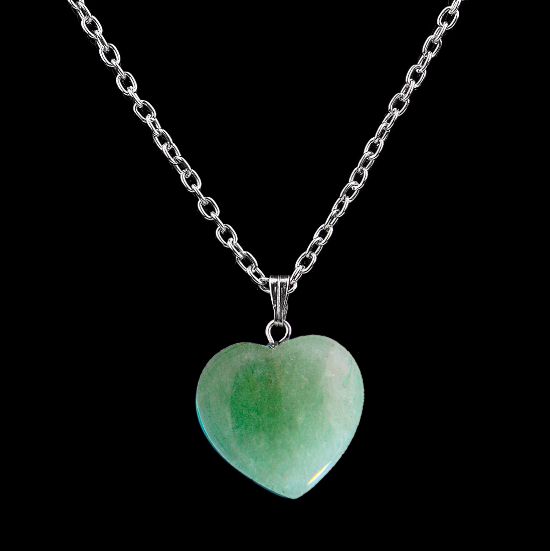 Collar Cuarzo Corazon Proteccion Equilib
