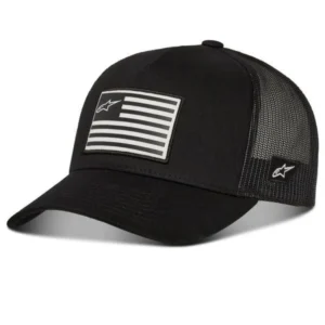 Gorra Moto ALPINESTARS Flag Snapback Negro Negro Talla Única