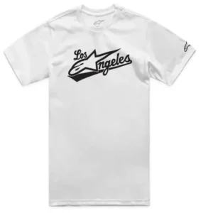 Camiseta Moto ALPINESTARS Los Angeles Blanco Talla M