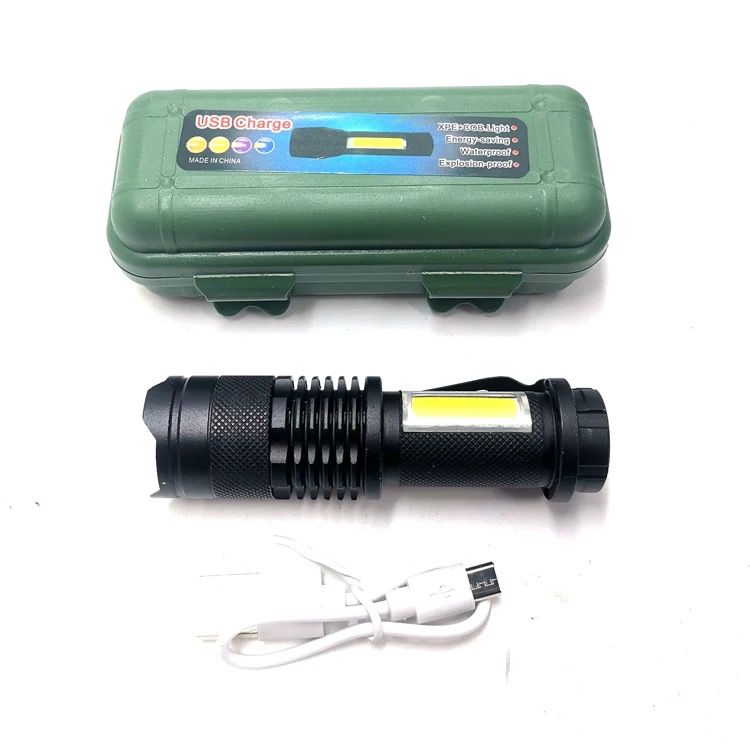 Linterna Led Recargable Usb Táctica - Image 2