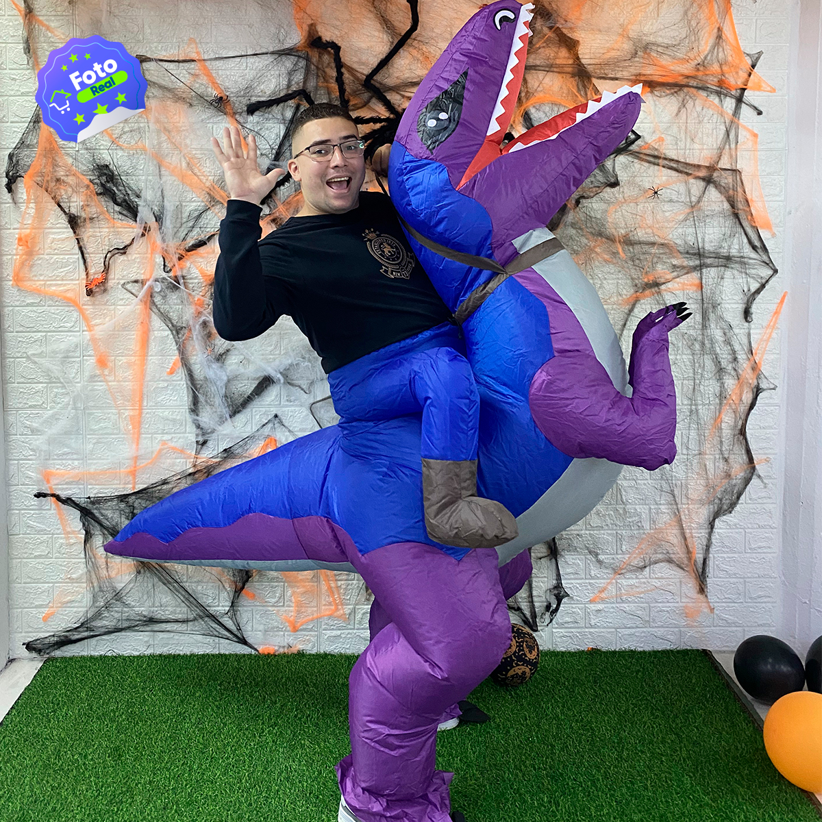 Disfraz De Dinosaurio Morado DIMO - Image 9