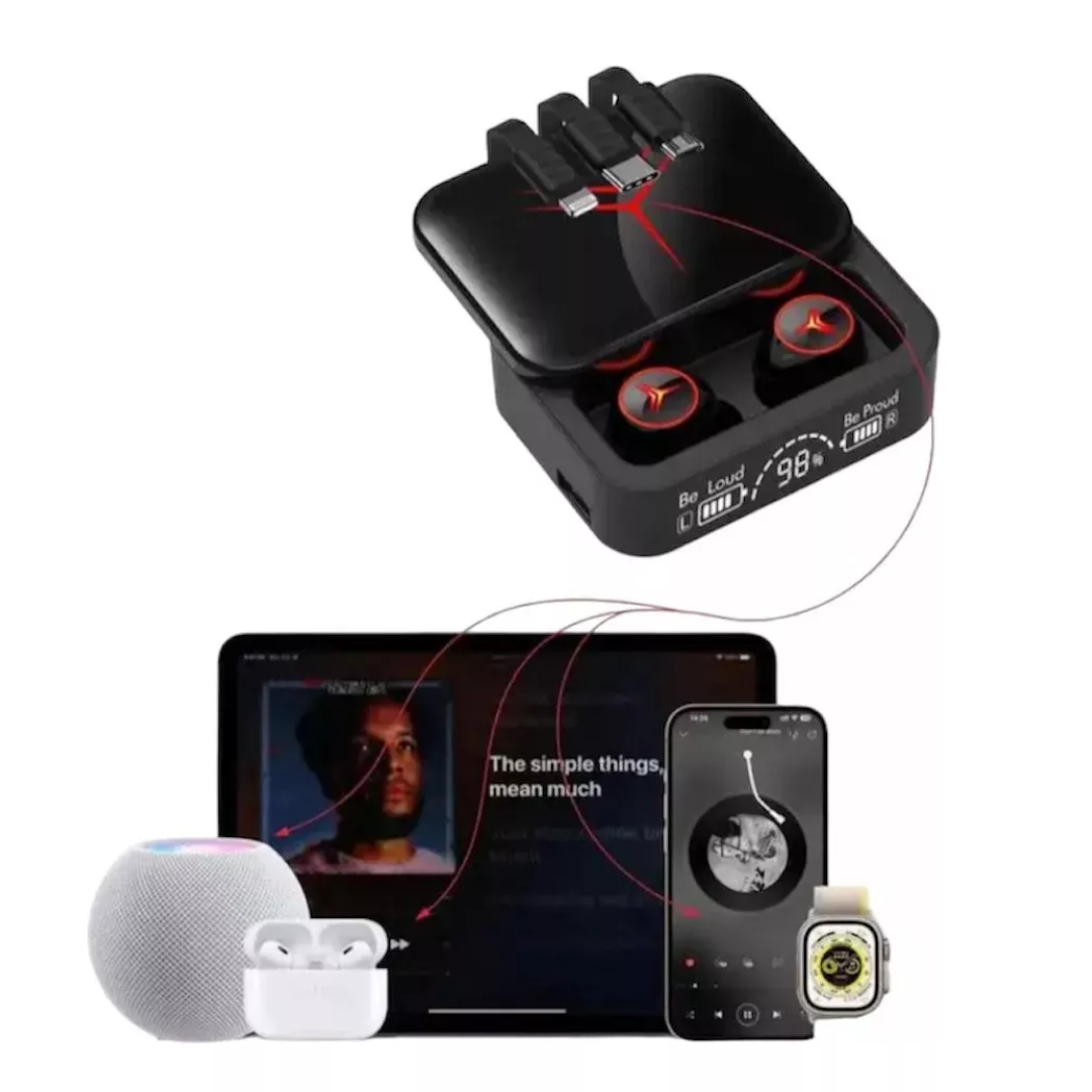 Auriculares M88 Plus Bluetooth 5.3 Tws D - Image 2