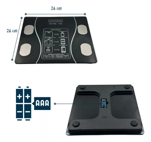 BASCULA INTELIGENTE VIDRIO BLUETOOTH - Image 6