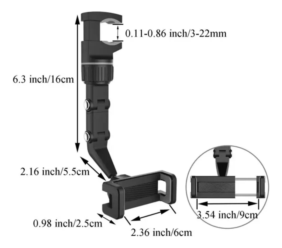 Soporte Para Teléfono Celular Para Espej - Image 4