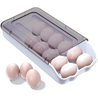 Organizador de huevos rodante