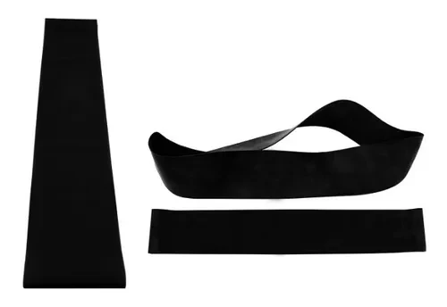 BANDA CERRADA LATEX NEGRA