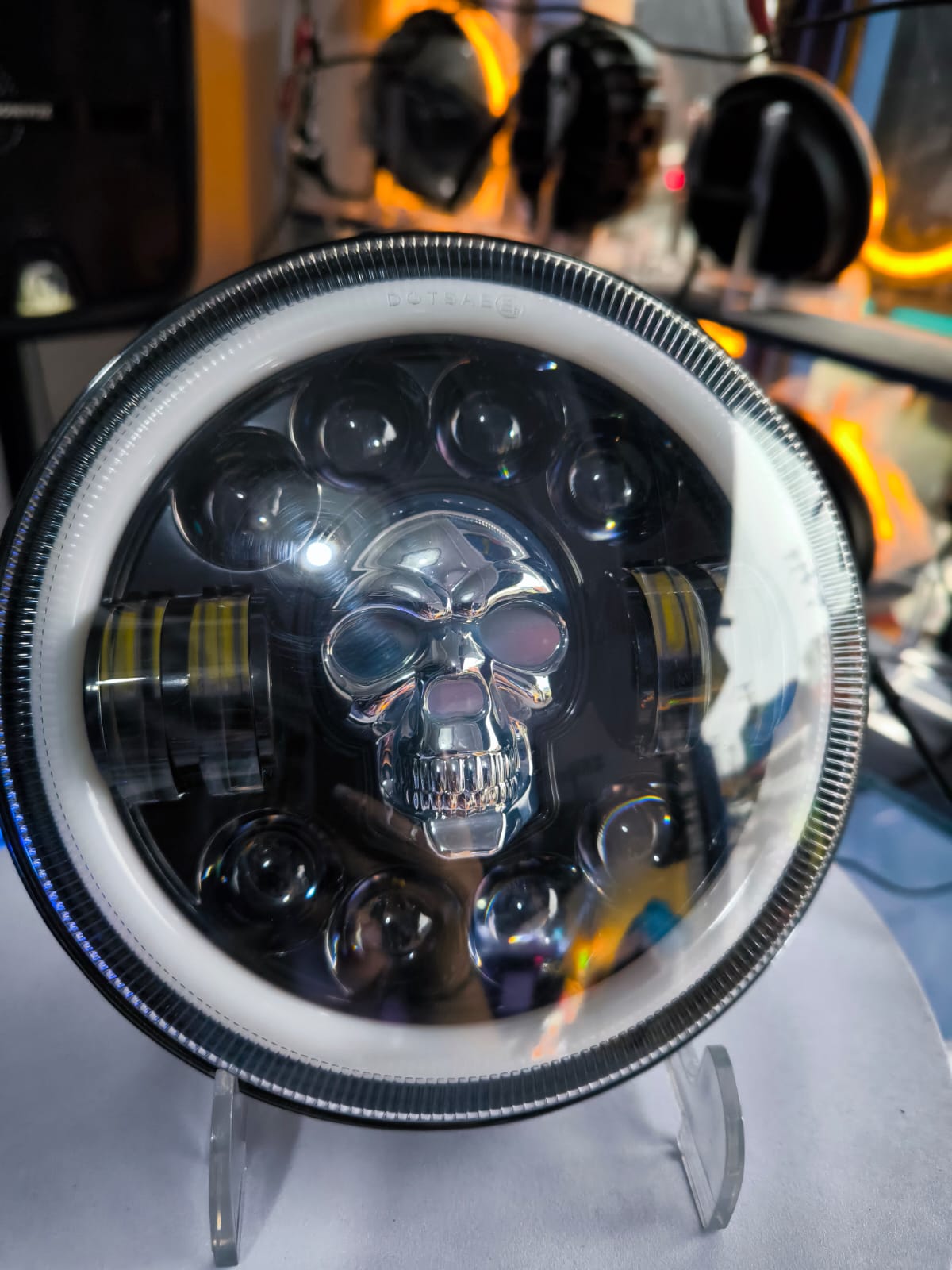 Farola 7 pulgadas Calavera RGB (tb102) - Imagen 2