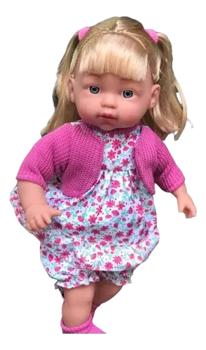 Muñeca Bebe Vestido Flores 00199-1