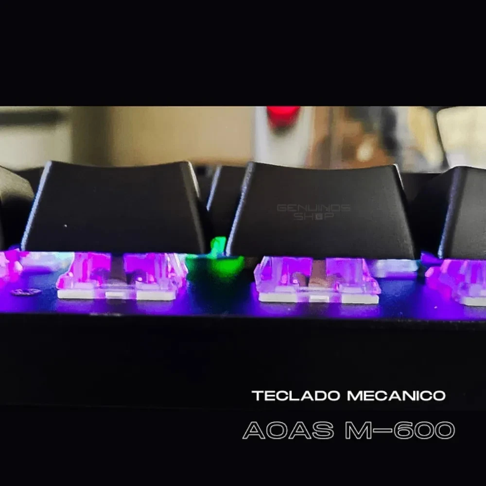 Teclado Gamer Mecánico Con Luces M-600 - Imagen 2