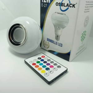 Bombillo Parlante Con Bluetooth Multicol