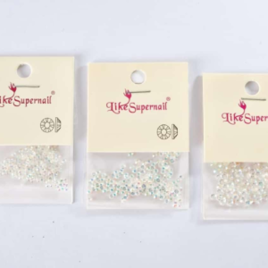 DISPLAY X 12 PIEDRAS DECORATIVAS BLANCA