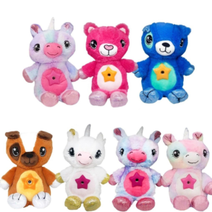Peluche musical star belly con luz
