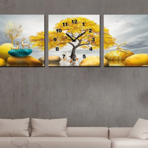 RP-13 RELOJ PARED ESTILO POLIPTICO 3 PIE