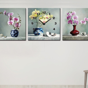 RELOJ PARED ESTILO POLIPTICO 3 PIE RP-14
