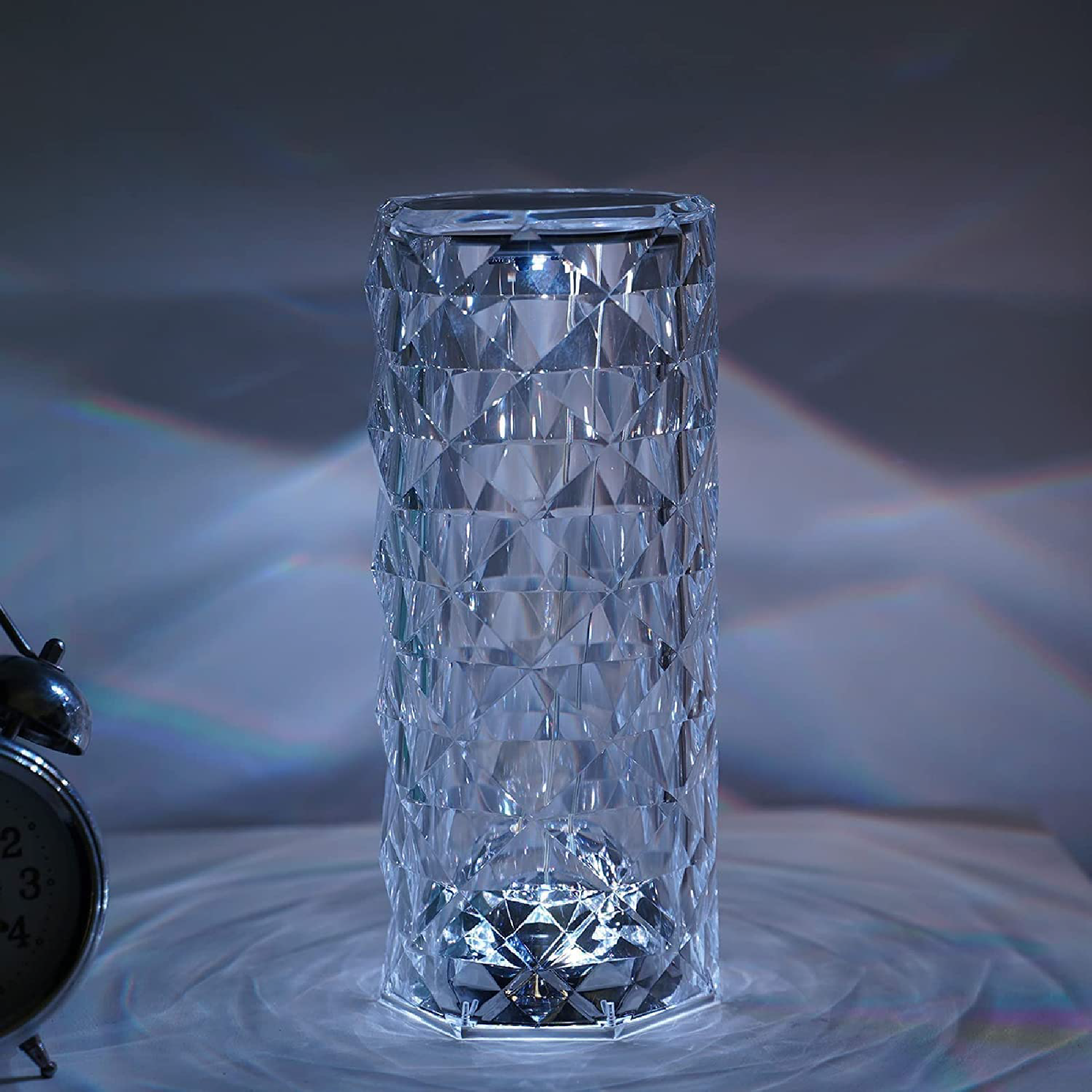 Lámpara Led De Mesa Acrilico 16 Colores