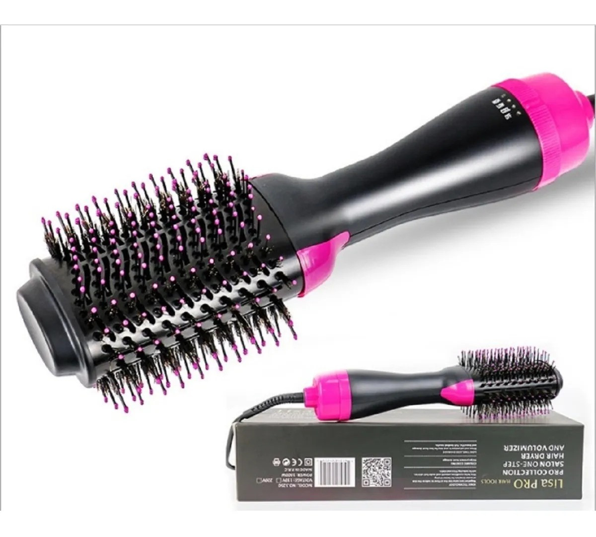 Cepillo Secador Giratorio 3 En 1