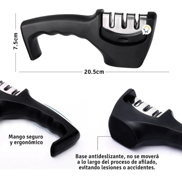 afilador de cuchillos ergonomico