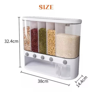 Dispensador Y Organizador De Granos 5pcs