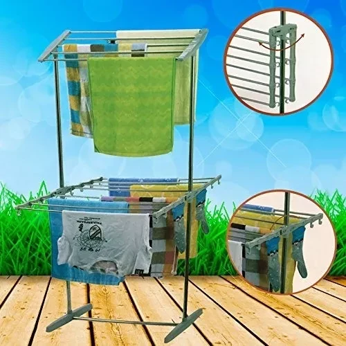 Tendedero De Ropa Multifuncional Plegabl
