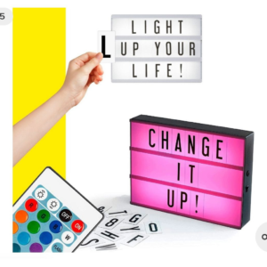 Tablero Letras Luz Led Usb Y Baterias