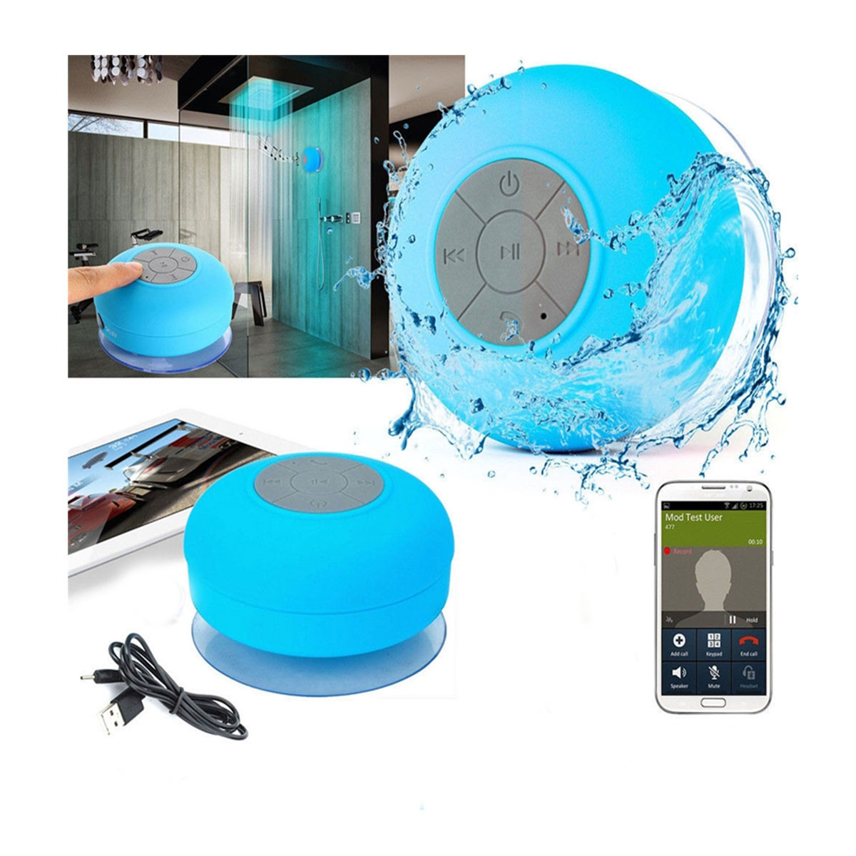 Parlante Bluetooth Resistente Al Agua
