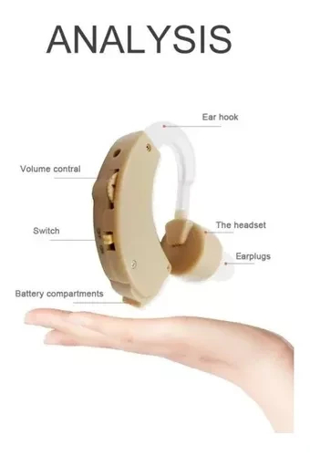 Audífono Con Pilas Para Sordera Mejora A
