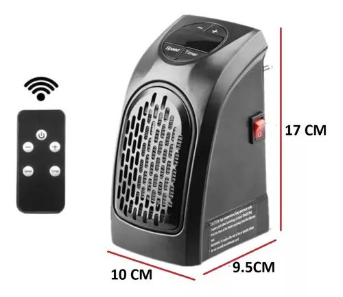 Calentador portatil con control - Imagen 2
