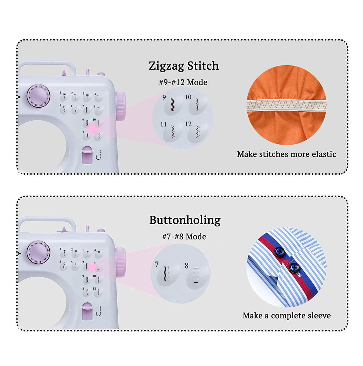 Maquina de Coser Doméstica 12 Puntadas - Imagen 2