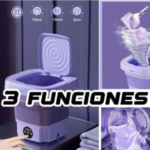 Mini Lavadora 8 Litros Plegable Portátil