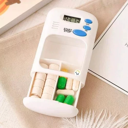 Pastillero con alarma recordatorio