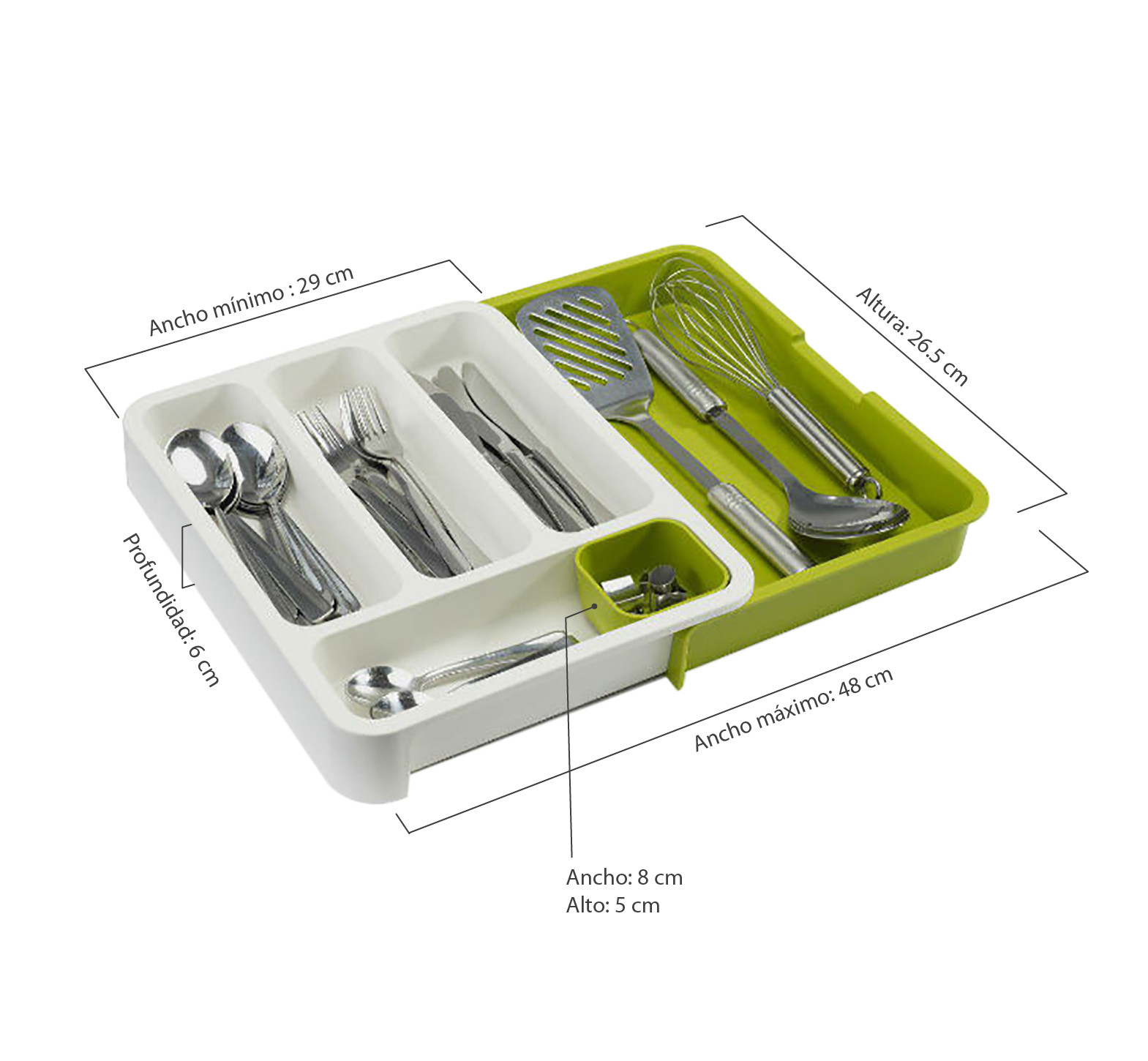 Organizador de cubiertos