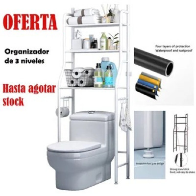 estante organizador de baño