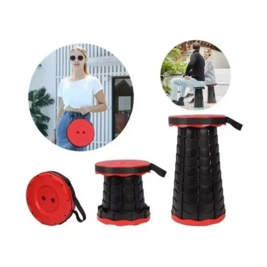 Silla Plegable Redonda Butaca Retráctil - Imagen 2