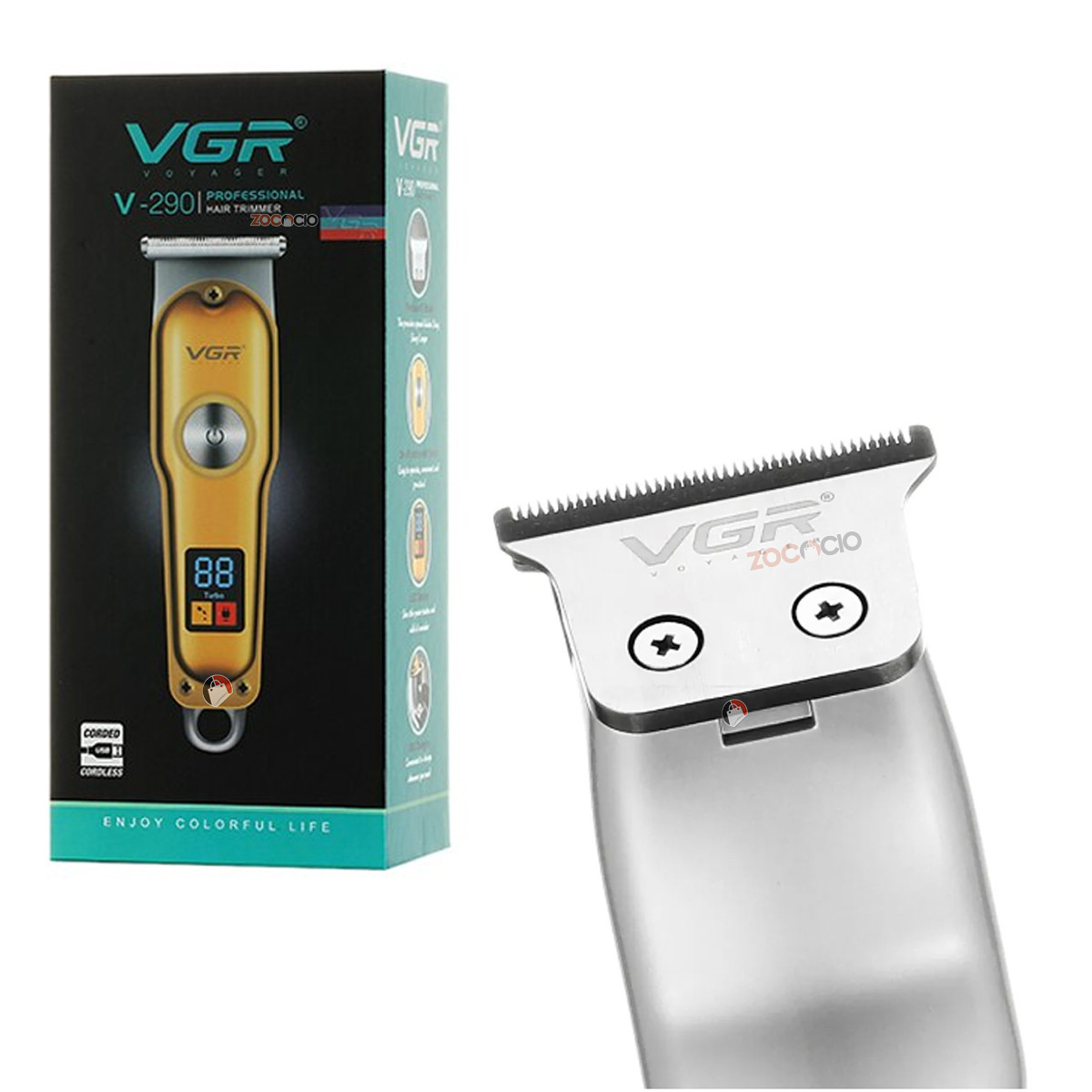 Máquina Patillera Barbera Trimmer Vgr290