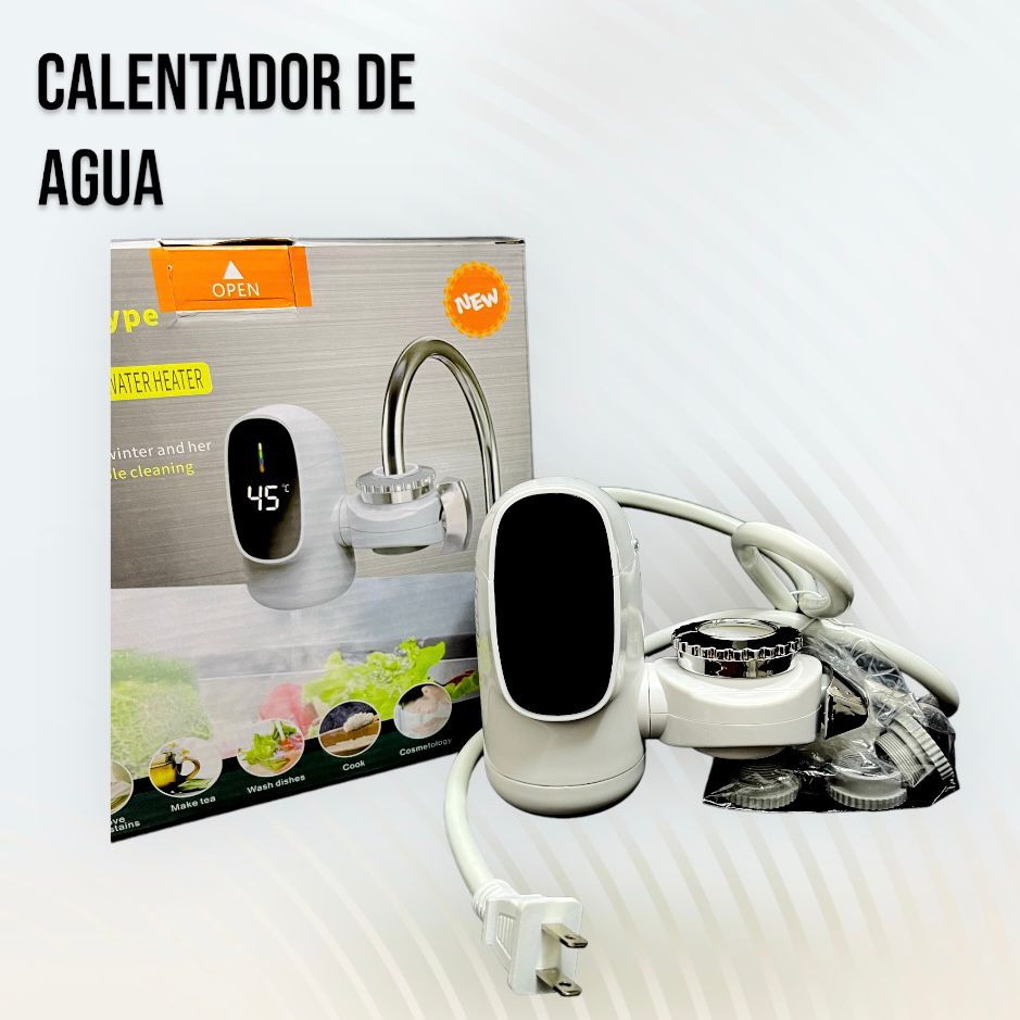 Calentador de agua llave lavaplatos