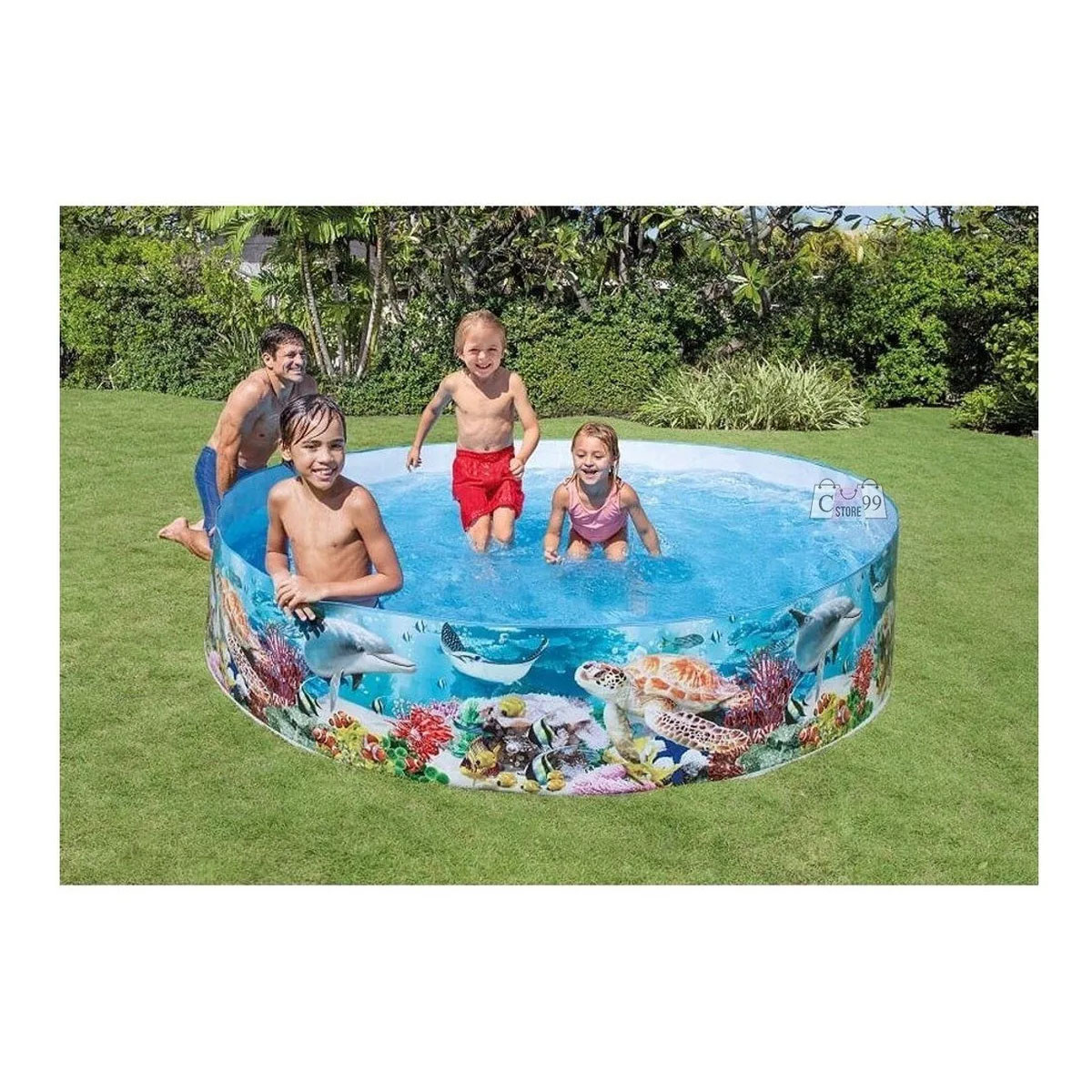 Piscina Rigida Océano  Intex 244 x46 Cm