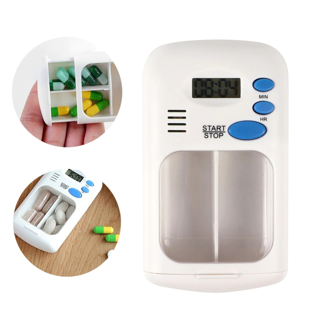 Pastillero Con Alarma Recordatorio