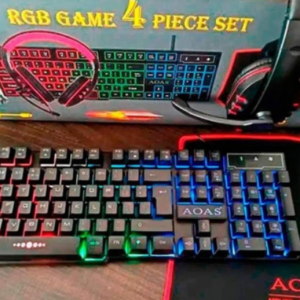 Combo Gamer RGB 4 Piezas