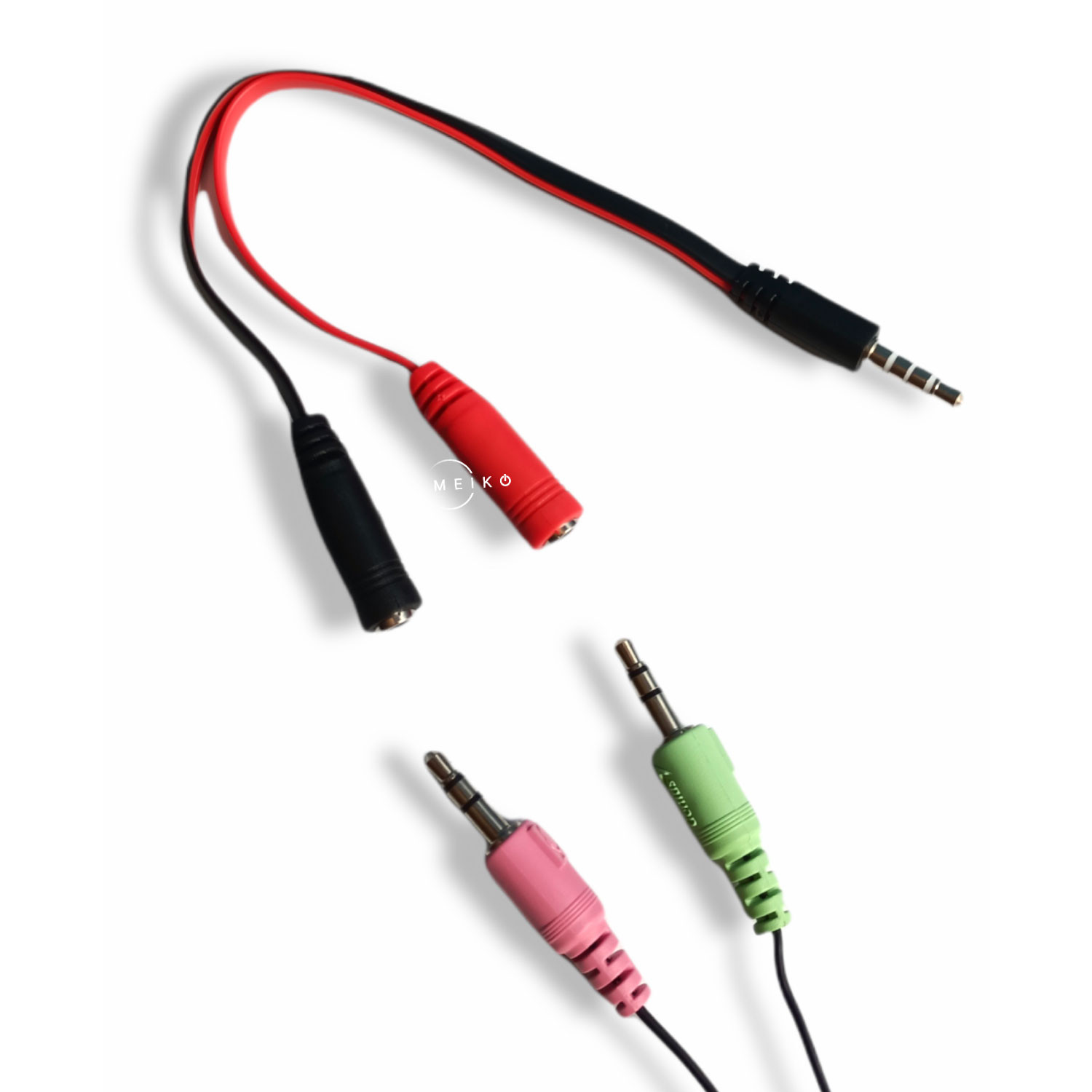 Convertidor audio micrófono 2 a 1