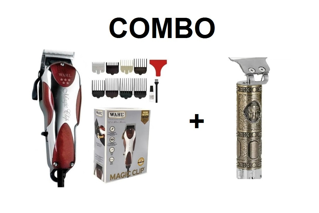 Combo Maquina Wahl Magic Clip +Patillera