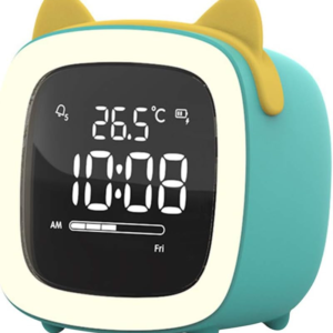 Reloj digital despertador recargable
