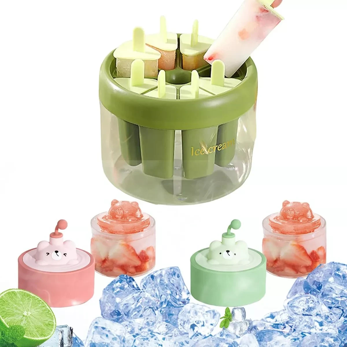 Molde Para Paletas De Helados Ideal Bebé