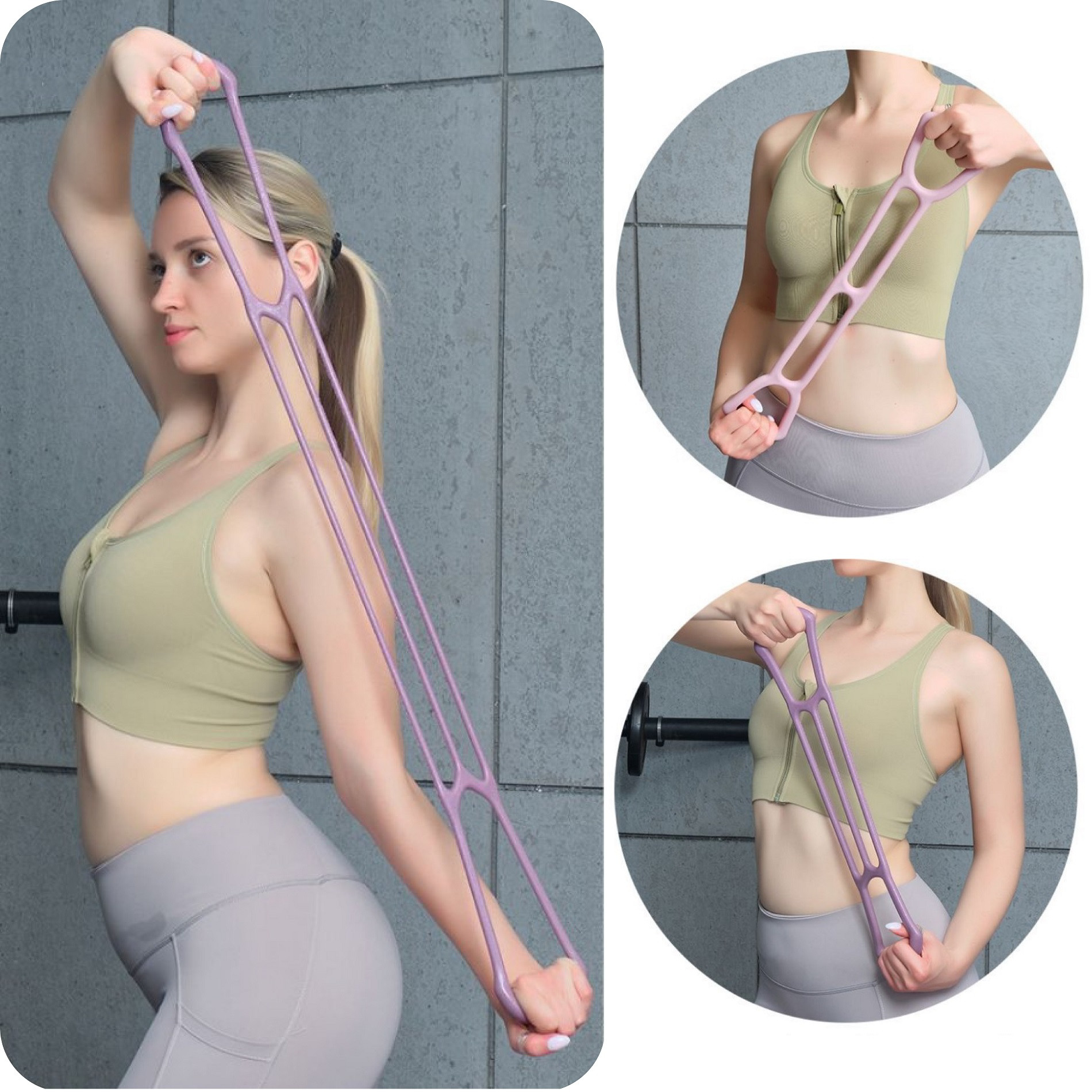 Banda Elástica Femenina Silicona Yoga - Imagen 2