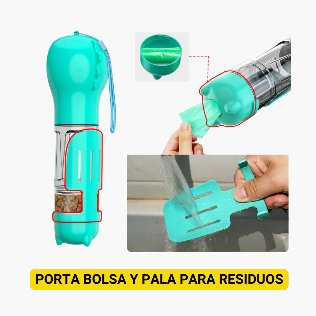 Botella/ Termo Mascotas 4 en 1