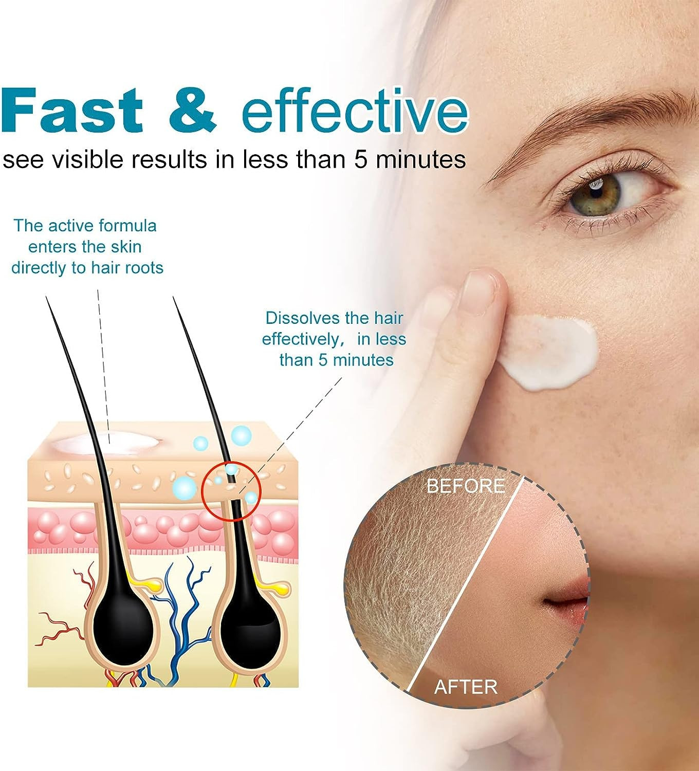 Crema depilatoria EELOHE cuerpo FK23B-41 - Imagen 2