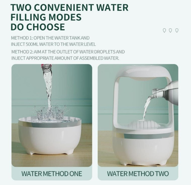 Humidificador De Gotas De Agua Antigrave - Imagen 2