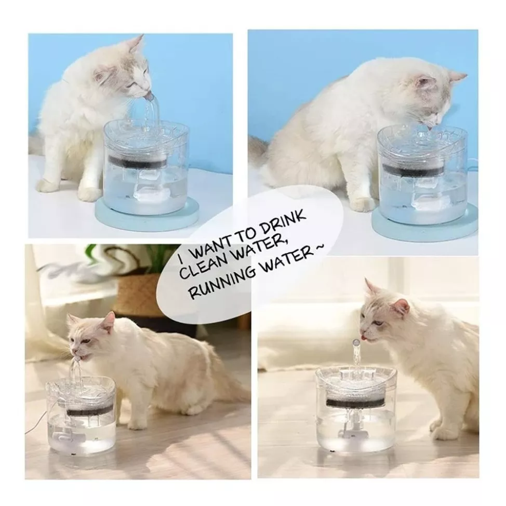 Fuente De Agua Gatos Bebedero Automatico