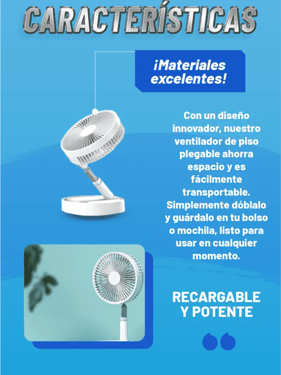 VENTILADOR PLEGABLE - Imagen 2