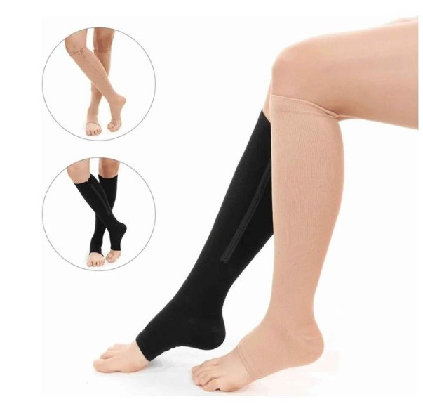 Medias De Compresión Anti NEGRO S/M - Imagen 2