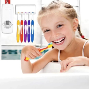 Dispensador Pasta Dental Porta Cepillo